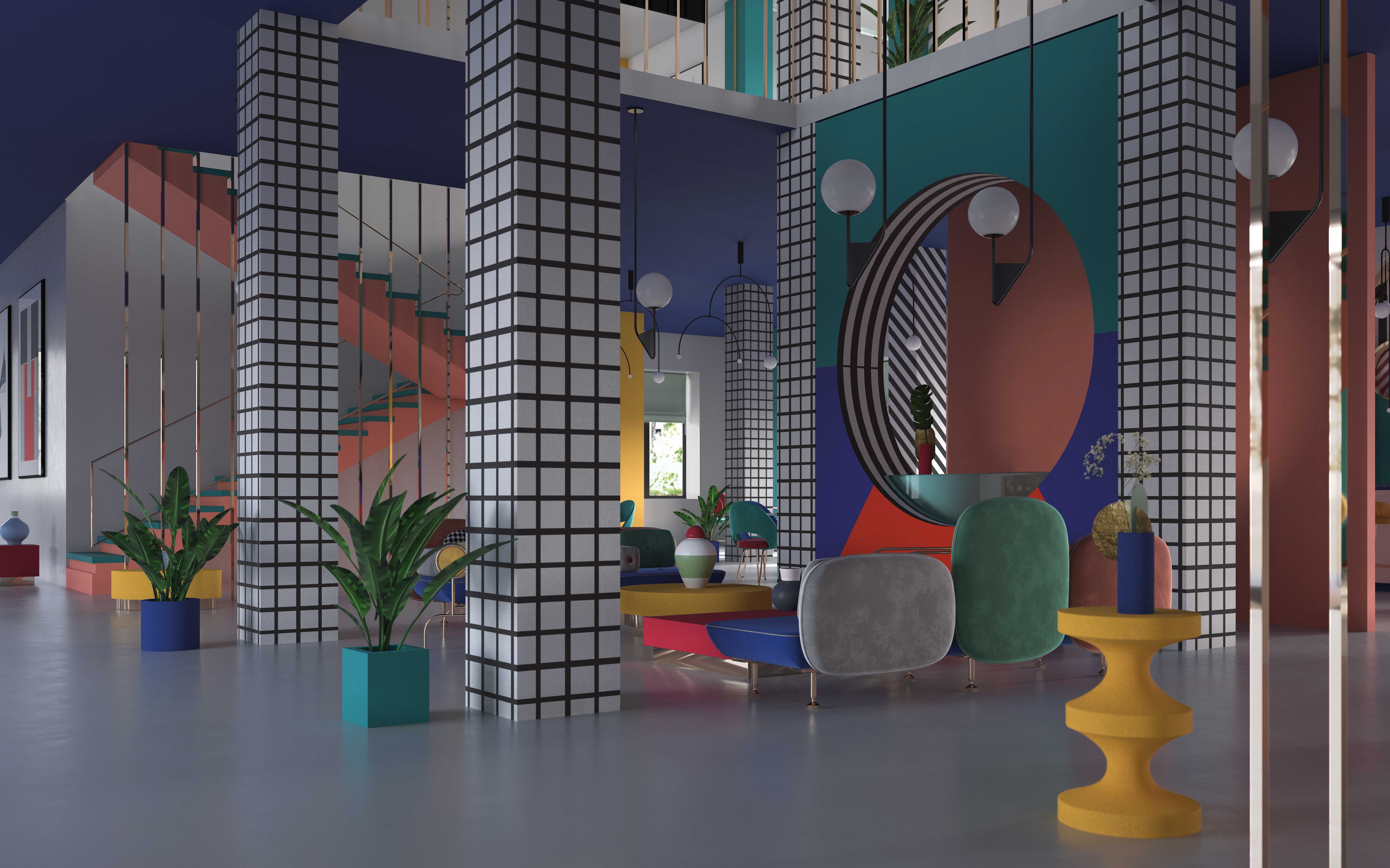 60+ amazing memphis design examples that radiate euphoria | gm blog