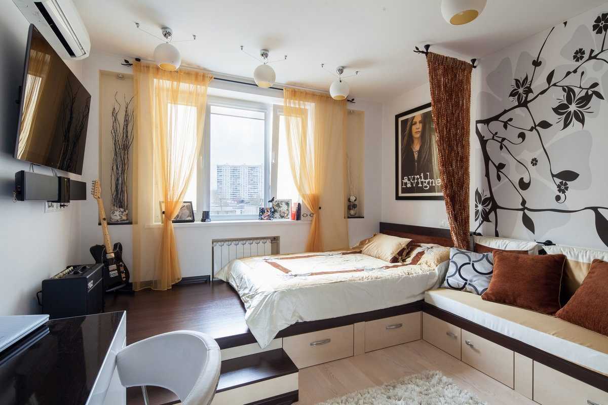 Дизайн гостиной 20 кв м в квартире: реальные фото