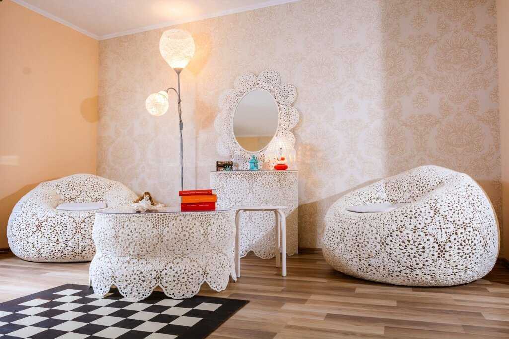 Кружево в интерьере – вдохновение