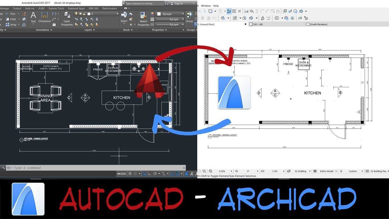 Сравнение autocad и archicad для ландшафтного проектирования