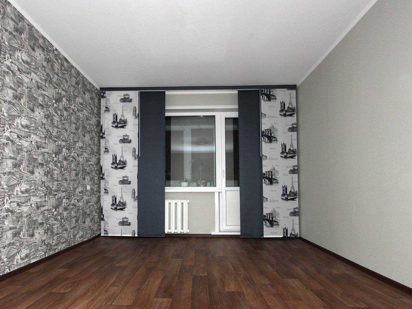 Какие обои нельзя клеить в комнате с низким потолком?