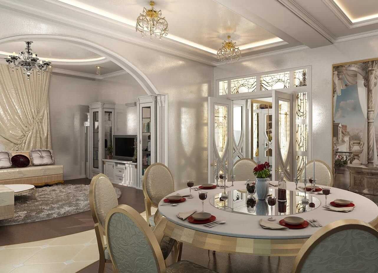 Дизайн кухни гостиной - идеи интерьера кухни совмещенной с гостиной