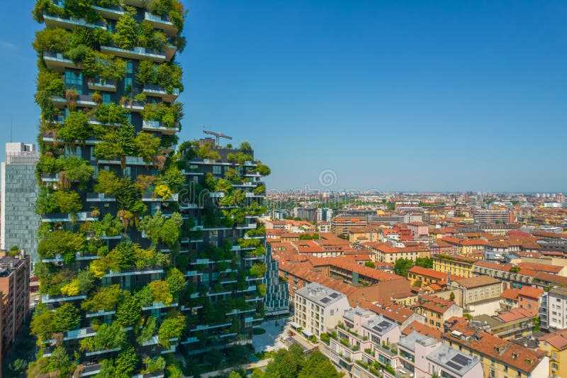 Bosco verticale в милане: лес в городе  |