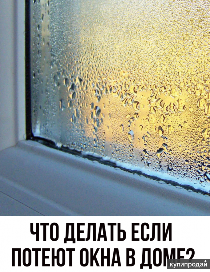 Конденсат на окнах внутри квартиры - что делать и как бороться