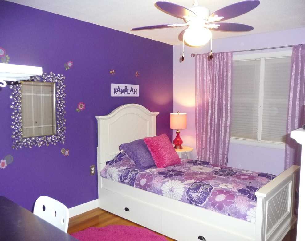 Детская фиолетовая комната: 53 идей с фото для вдохновения