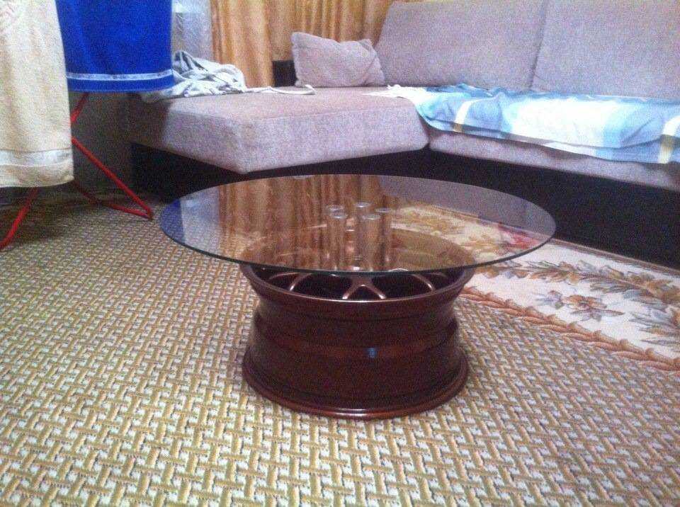 Стол из пня