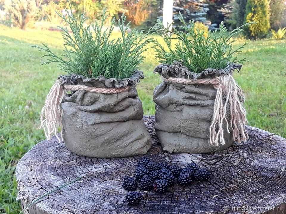 Уличный вазон из бетона своими руками для сада - мастер класс от профи