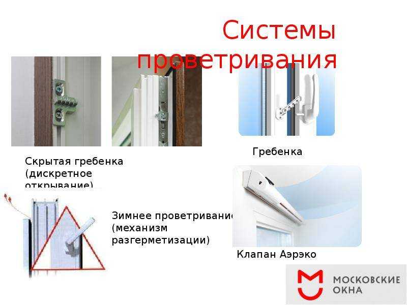 Регулировка микропроветривания пластиковых окон